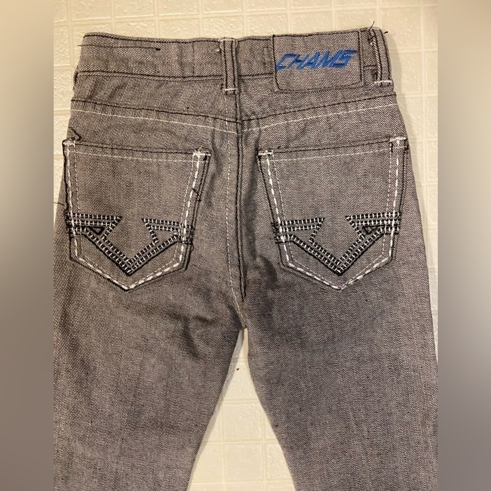 Chams Vintage Boys Size 5 Stonewashed Black Jeans